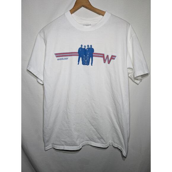 Weezer X Kermit Muppets 2002 Keep Fishin' Tour T Shirt Tee Sz L Anvil Indie Rock - Picture 1 of 6